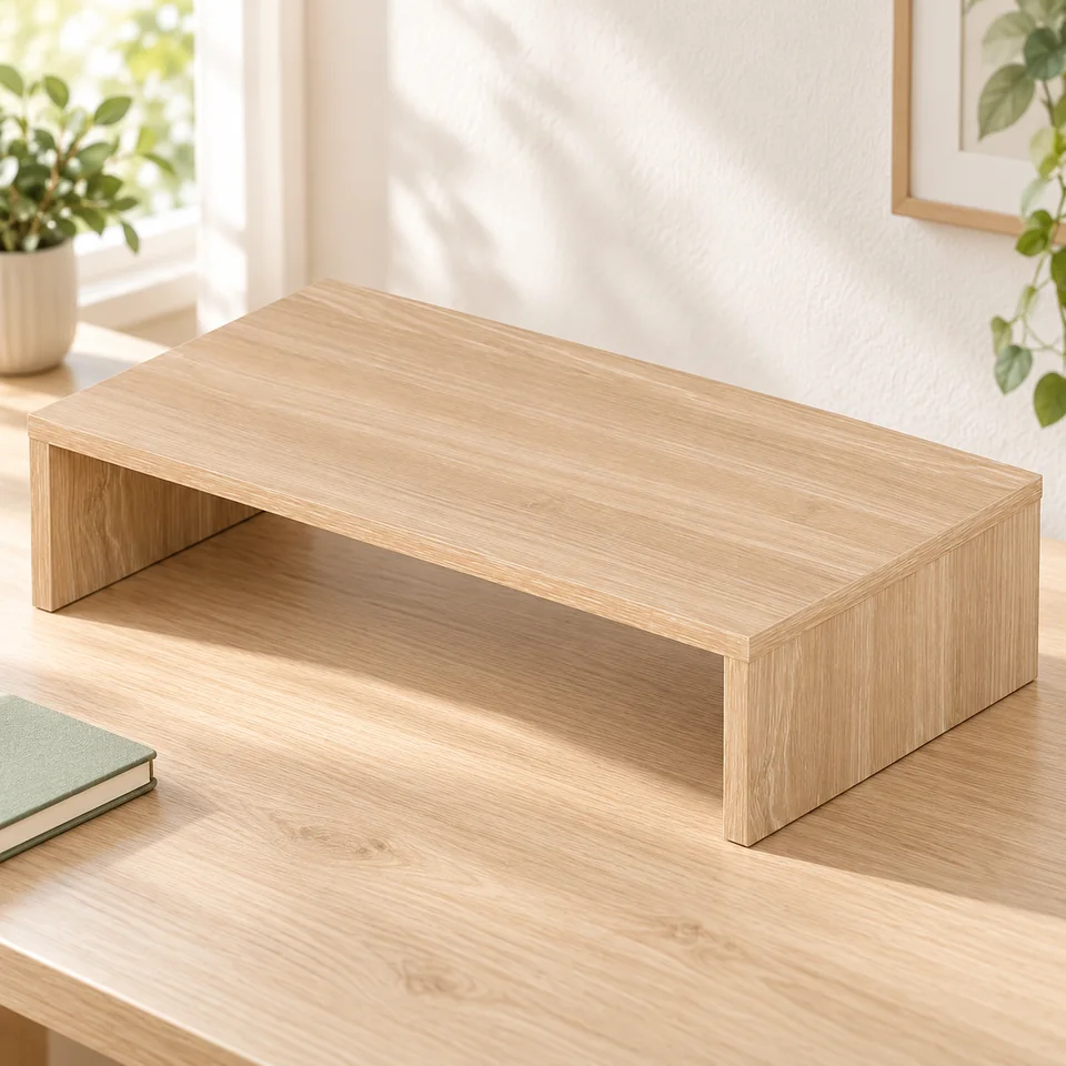 Mise en situation : FITUEYES — rehausseur chêne de 42,5 cm.